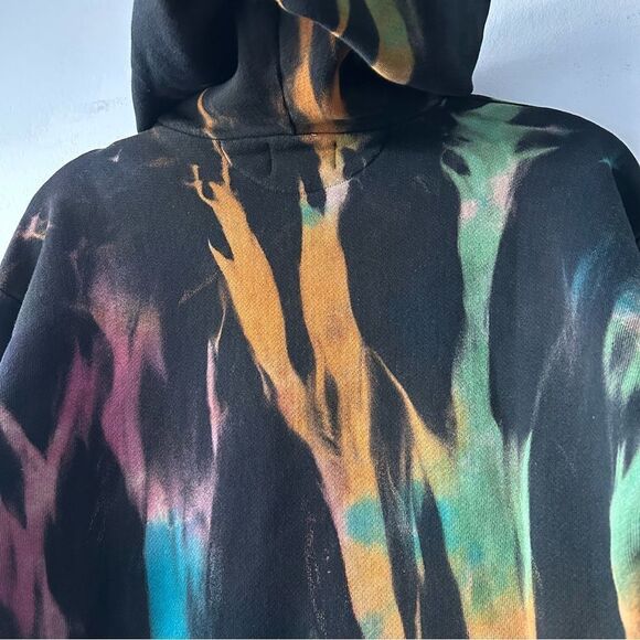 COTTON CITIZEN Oversized Brooklyn Tie-Dye Hoodie Black - Picture 6 of 13